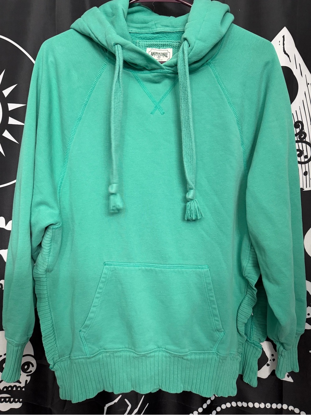 American eagle Cozy Hooded Sweatshirt - Teal